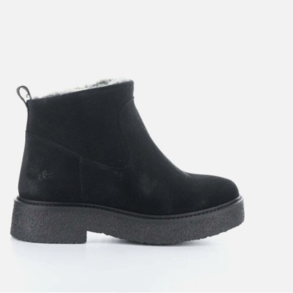 NEW BOS. & CO. Suede Scout Boots in black for women 1025 8m4 - Picture 3 of 10